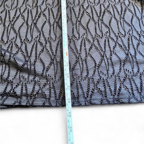 Catalina Black Sheer Swim Cover Up Dress With Belt Detail Size XL - Picture 7 of 7